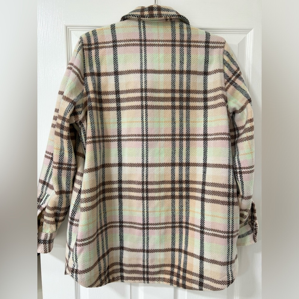 Universal Thread Oversized Shacket Plaid - image 4